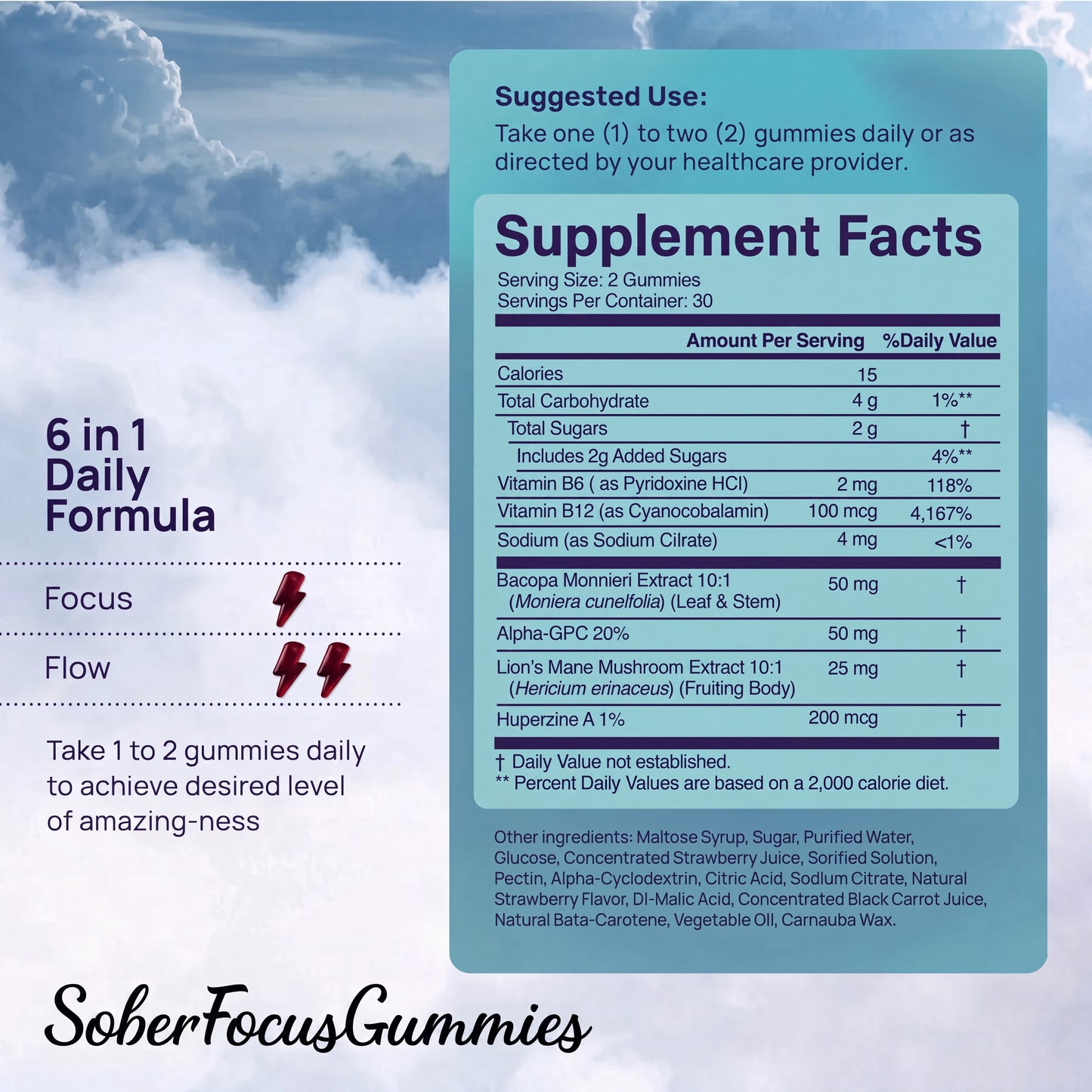 Sober Focus Gummies™ MindFlex