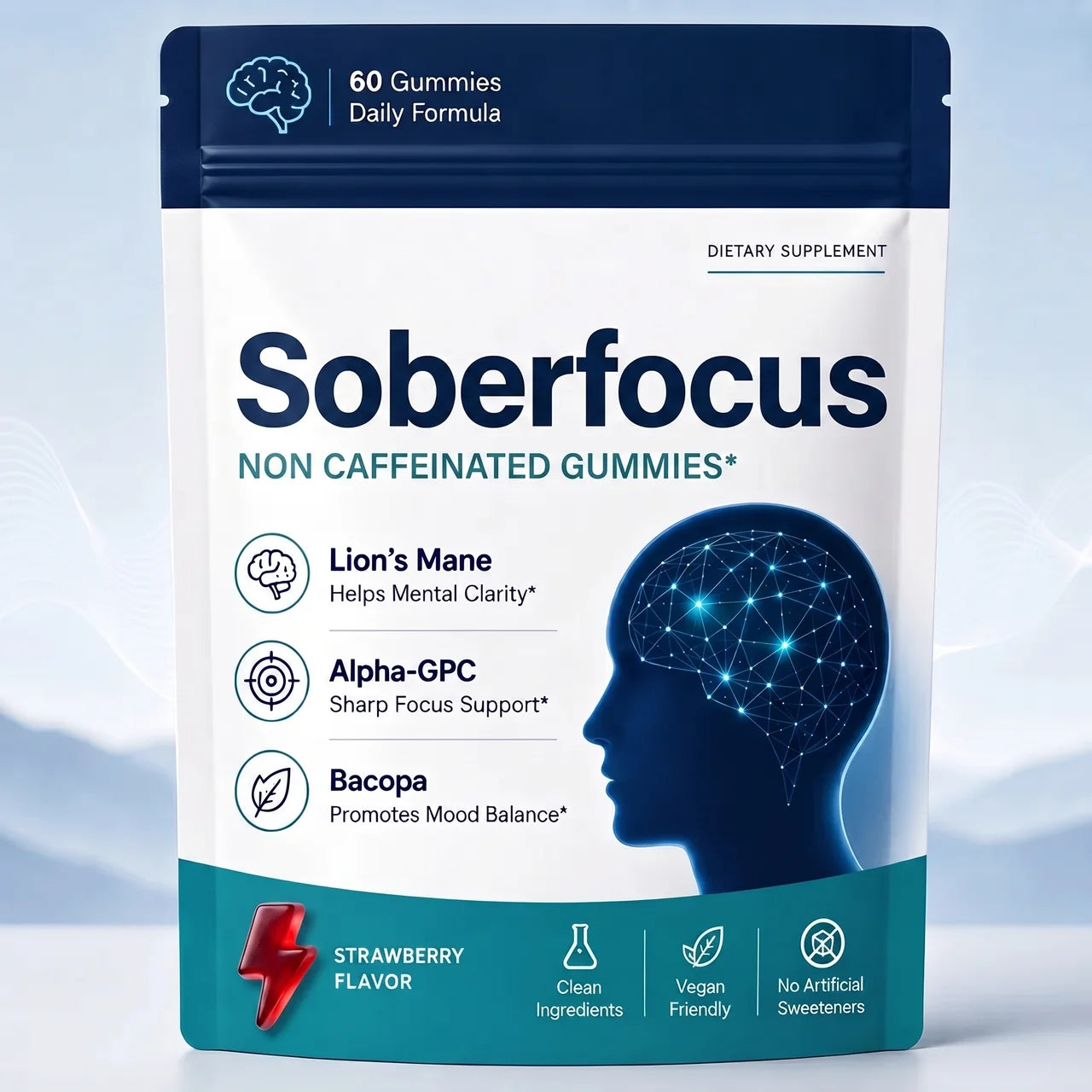 Soberfocus Non Caffeinated Gummies